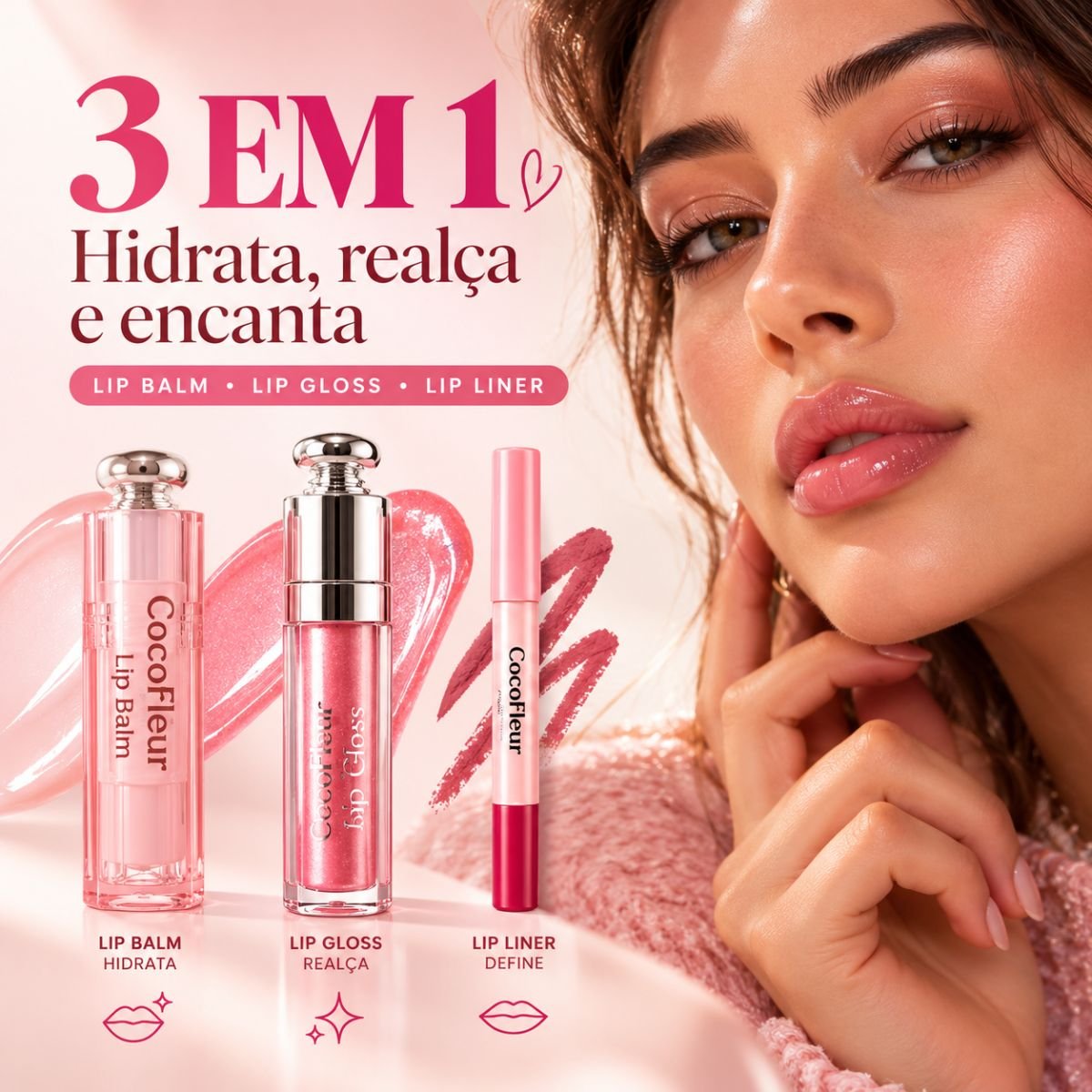 Kit Gloss 3 em 1 Coco Fleur - Imagem 3